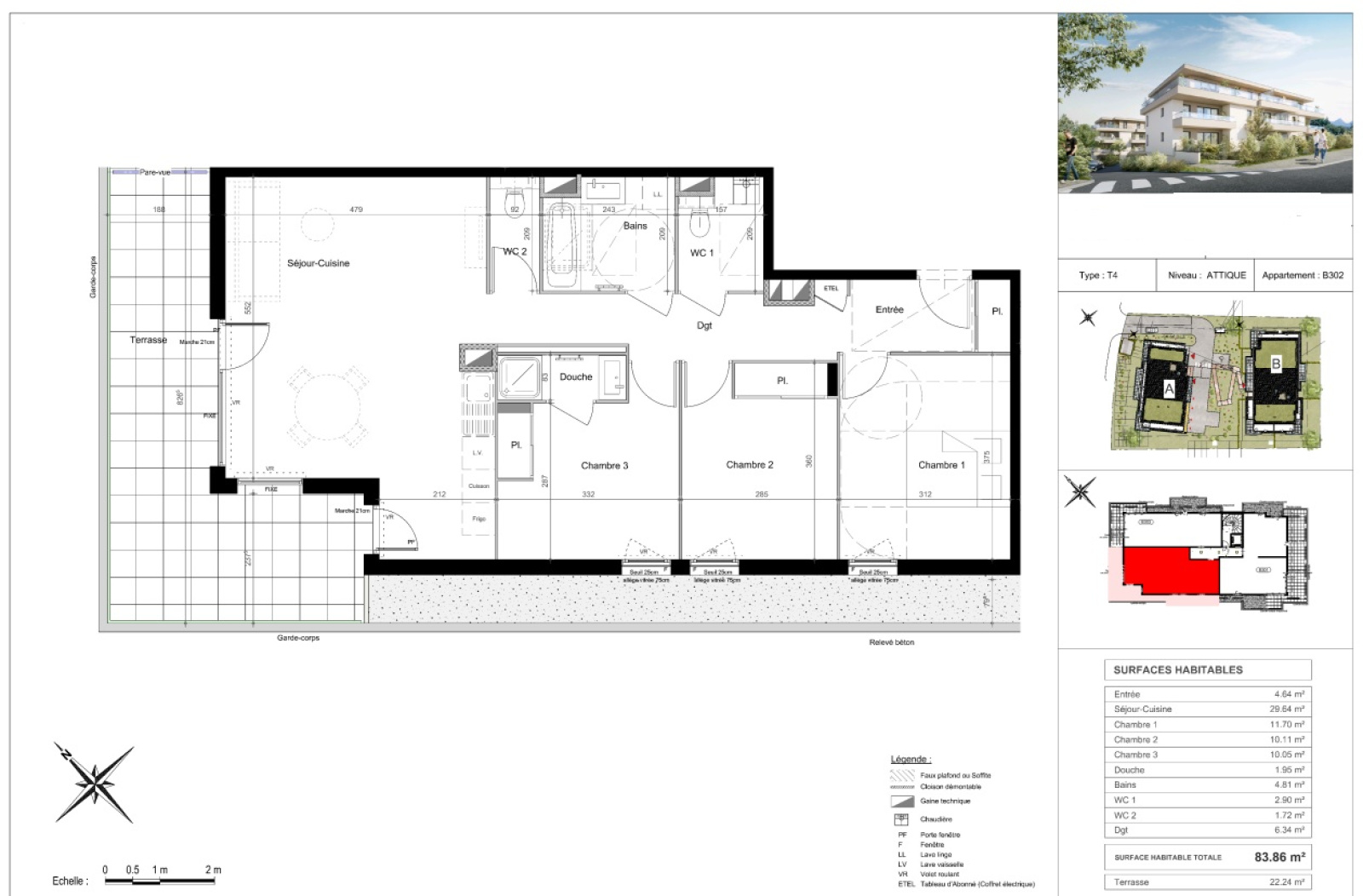 Image_, Appartement, Thonon-les-Bains, ref :12873SL4